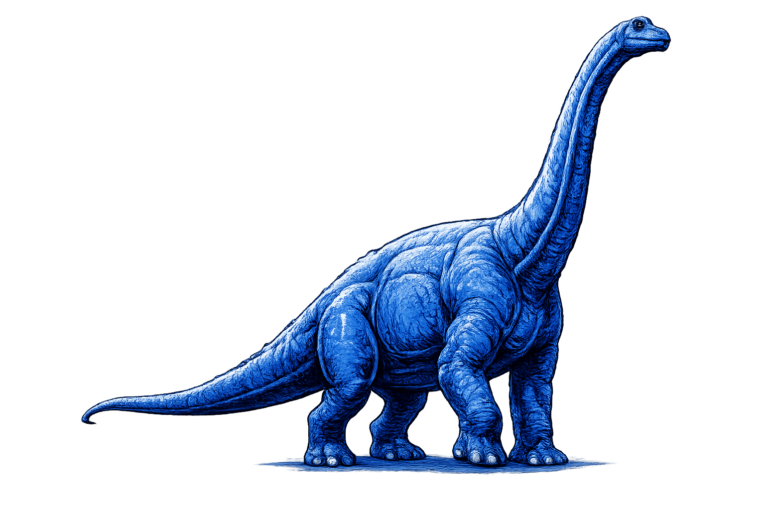 Braquiosaurio especie creativa