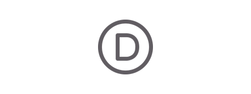 Logo de Divi en gris, tecnología utilizada por Especie Creativa en Córdoba