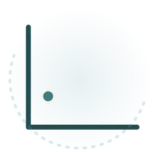 Icono animado de análisis de datos en inteligencia artificial