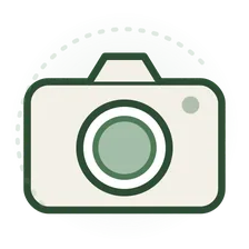 Icono animado de fotografía de producto en fotografía y vídeo