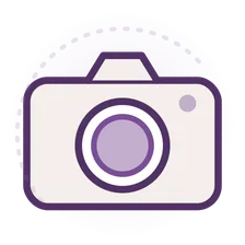 Icono animado de contenido propio en redes sociales