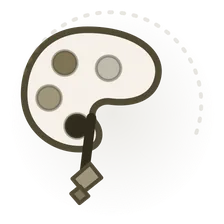 Icono animado de símbolo y logotipo para imagen corporativa y diseño gráfico en Córdoba