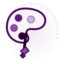 Icono animado de identidad propia