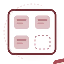 Icono animado de maquetación con divi 5 en diseño web
