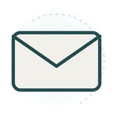 Icono animado de respuestas y correos en inteligencia artificial