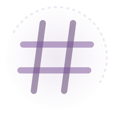 Icono animado de plan de contenidos en redes sociales
