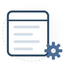 Icono animado de auditoría técnica para seo y posicionamiento en Córdoba