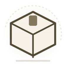 Icono animado de packaging y etiquetas en imagen corporativa y diseño gráfico
