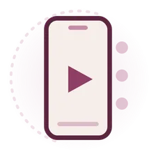 Icono animado de publicidad en redes en publicidad online