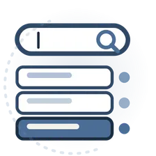 Icono animado de search console en seo y posicionamiento